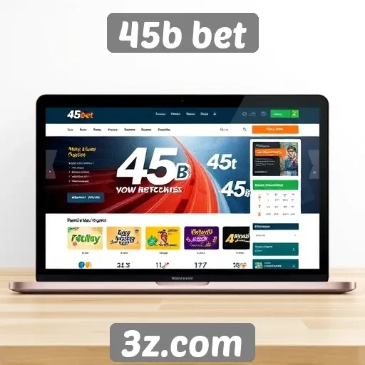 Acessibilidade do site 45b bet para novos usuários
