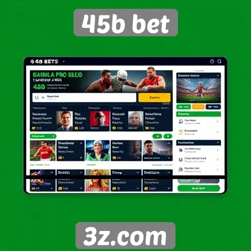 Comentários sobre a interface do usuário no 45b bet